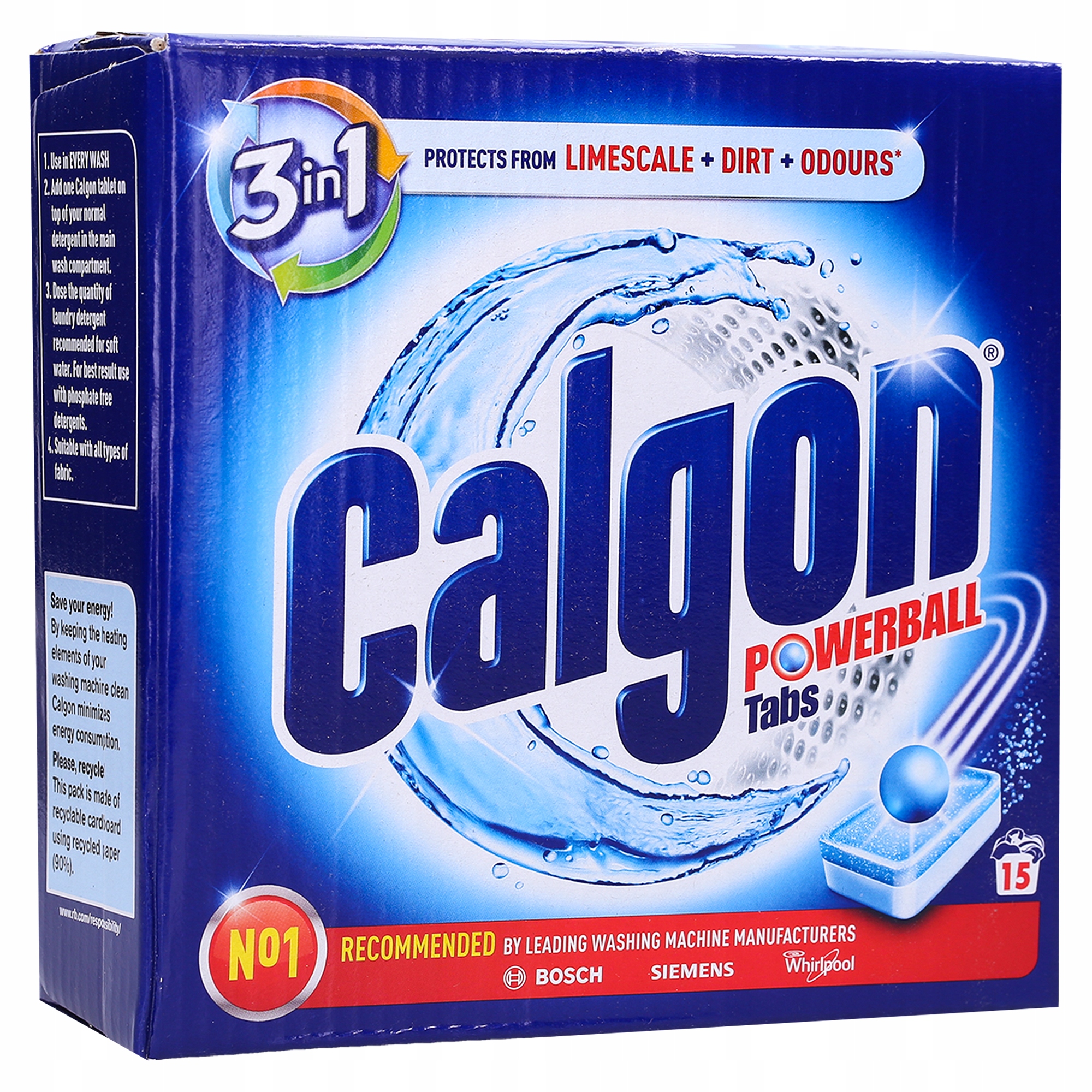 

Tabletki Do Czyszczenia Pralki Calgon 15SZT.