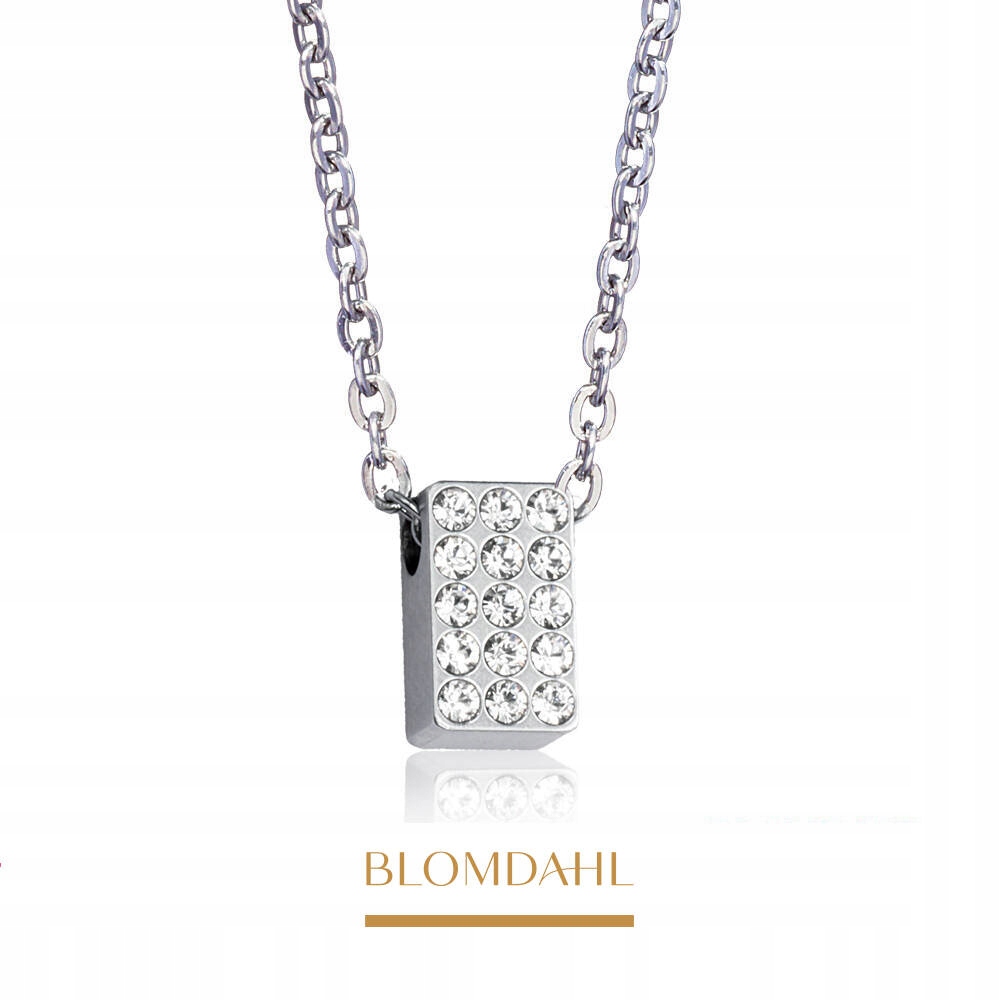 Blomdahl Hypoalergenní Náhrdelník Brilliance Oblong Crystal 8 mm