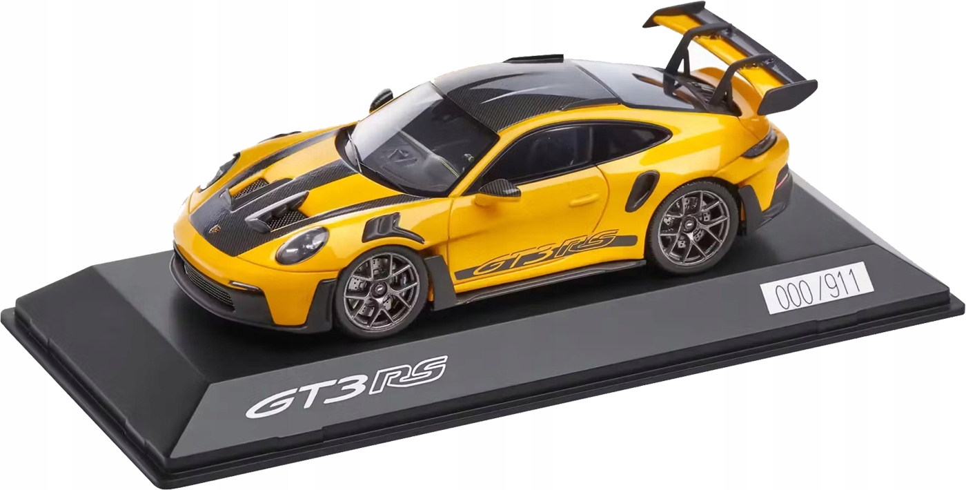 MODEL PORSCHE 911 GT3 RS (992), 1:43, SIGNAL YELLOW • Opinie - Allegro