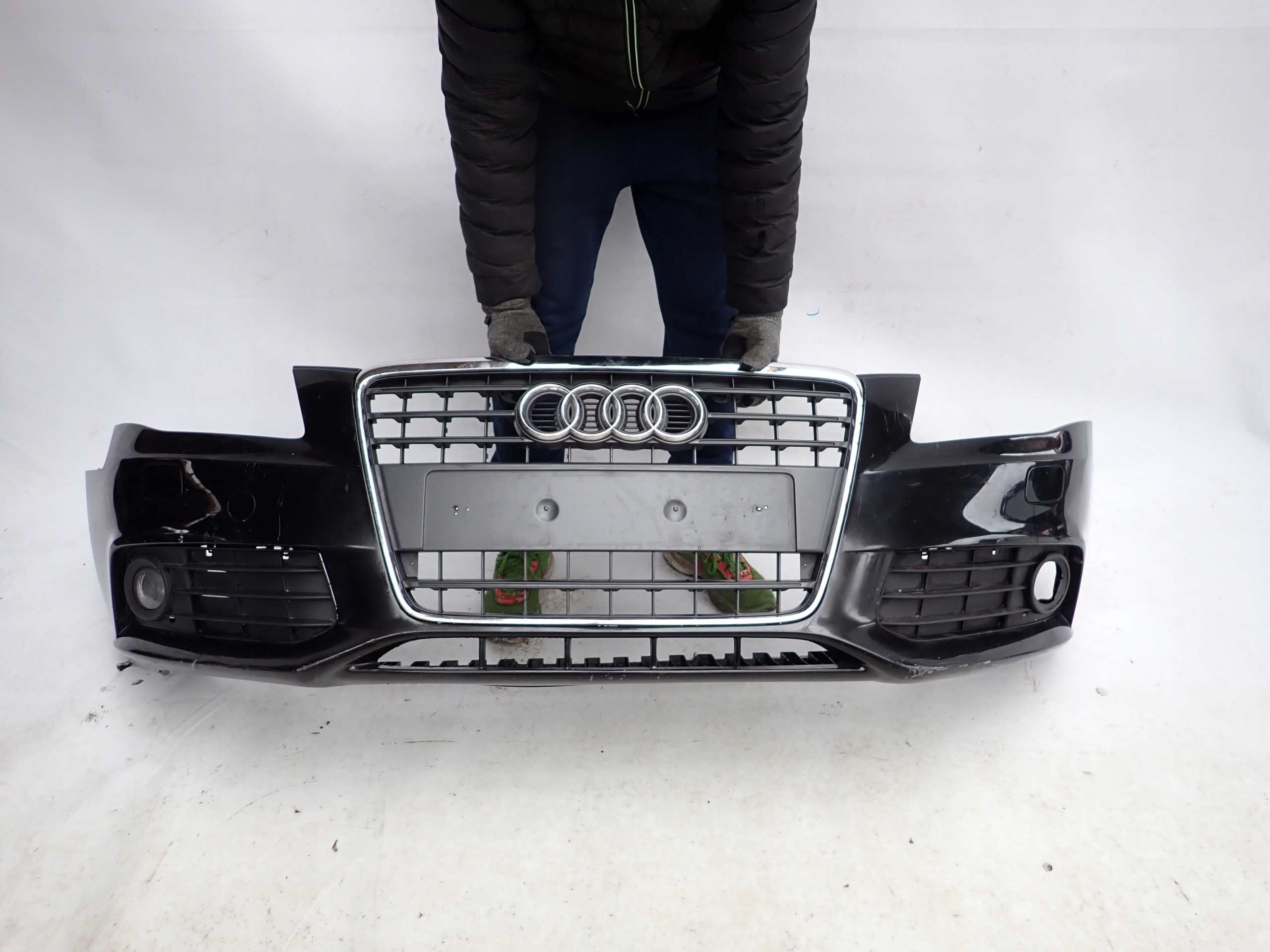 AUDI A4 B8 8K 08-11 bumper front front PDC SPR + cover
