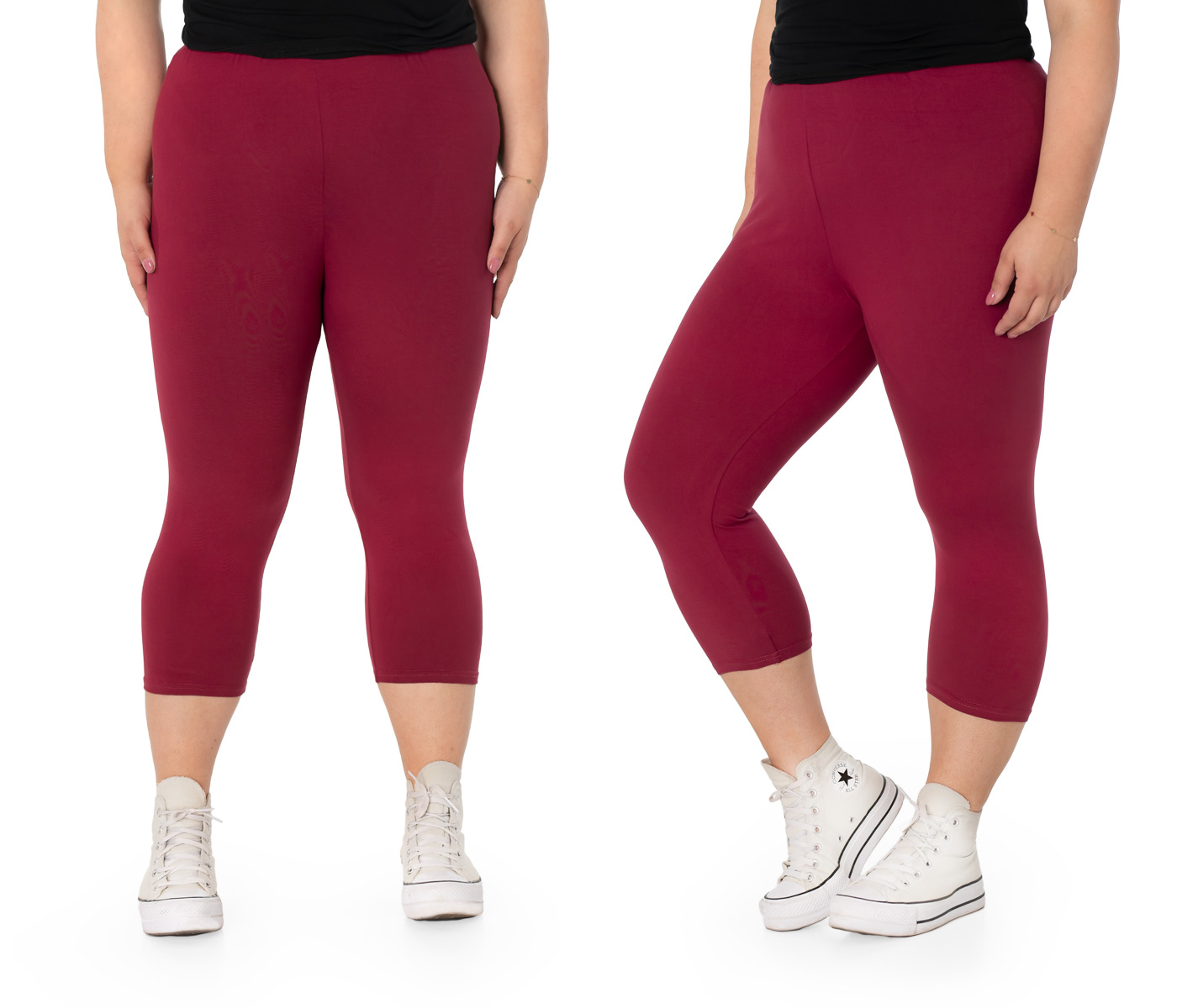 

Duże Legginsy Getry Damskie Bambusowe 716-1 r 6XL