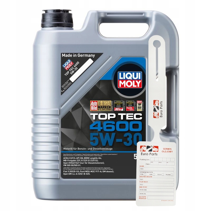 

Liqui Moly Olej Silnikowy Top Tec 4600 5W-30 5L