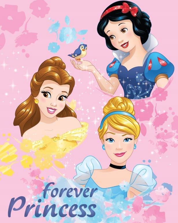 

Koc polarowy Księżniczki Princess Disney 130x170