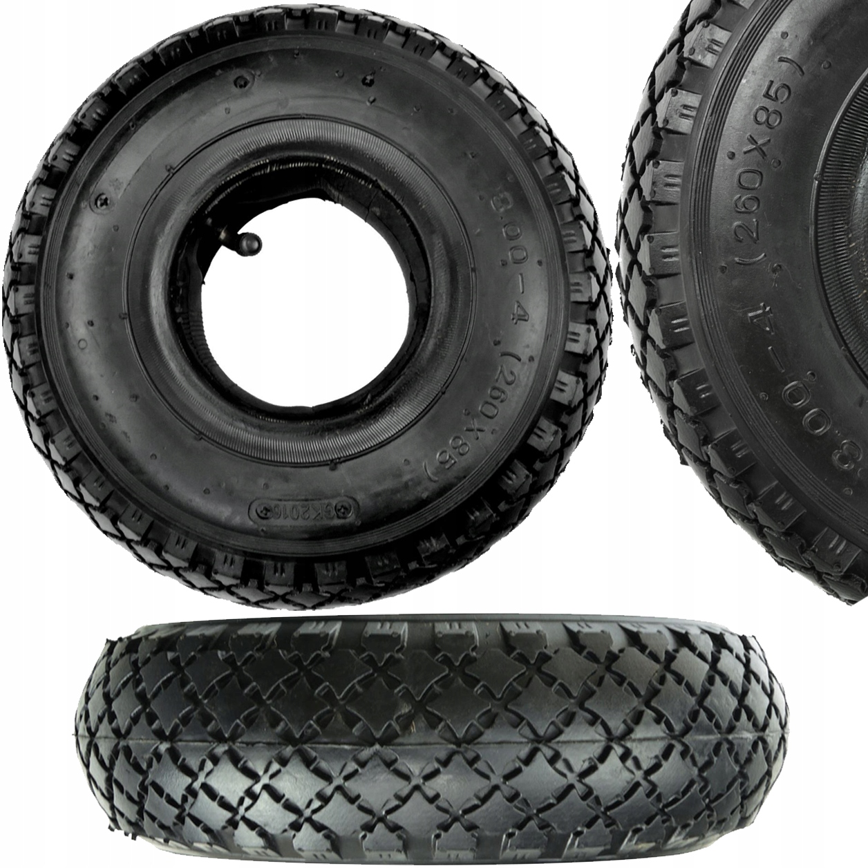 OPONA Z DĘTKĄ DO WÓZKA TACZKI 3.00-4/2PR Marka Geko