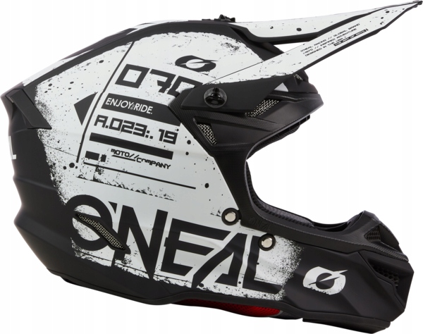 Kask O'Neal 5SRS Scarz black/white matt l Stan opakowania oryginalne