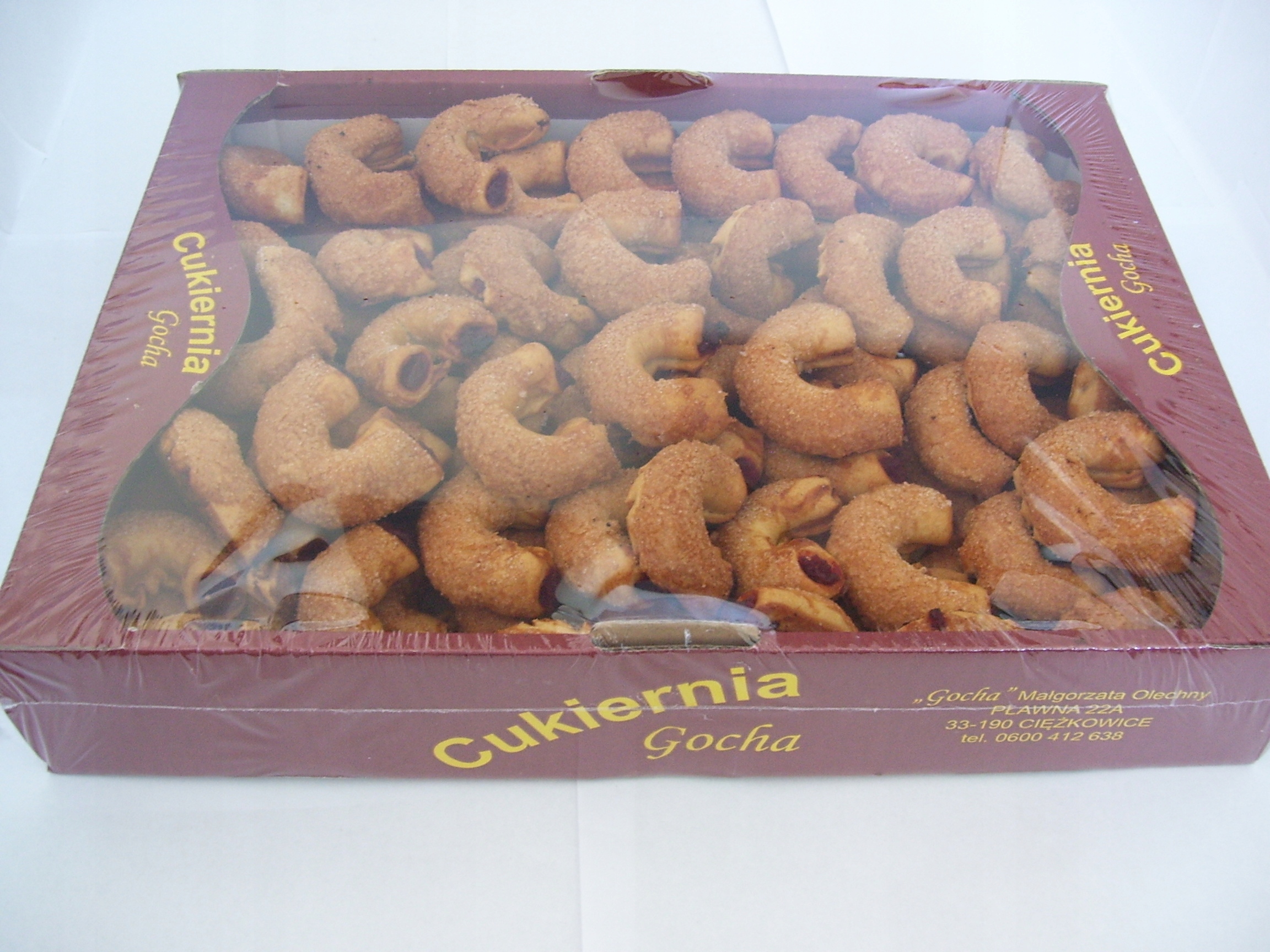 Rogale z różą z ciasta półfrancuskiego, Gocha 2 kg