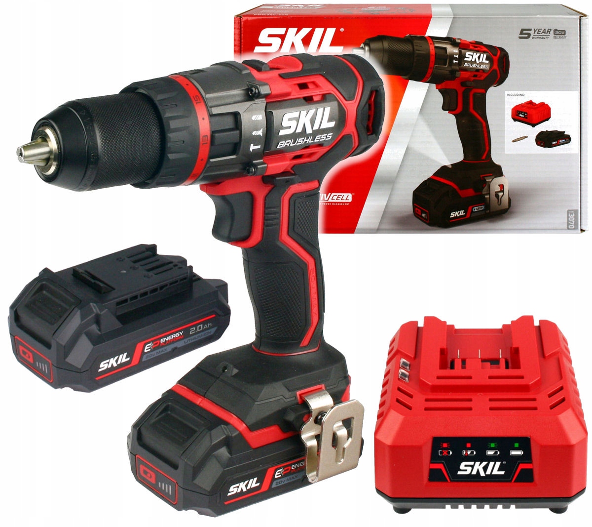 

Wkrętarka 3070 20V 60Nm Skil Udar Bezszczotkowa