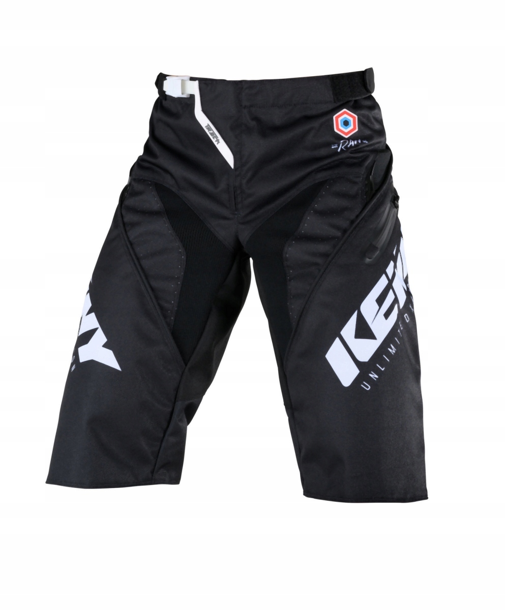 Kenny Racing Cyklistické Šortky Mtb Track Black Čierna/biela Veľkosť 34