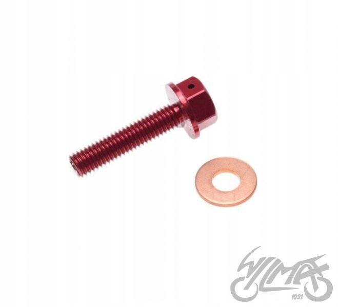 Korek Spustu Oleju M8x1,25 Z Magnesem Motocross MotoGeneric Stan opakowania oryginalne