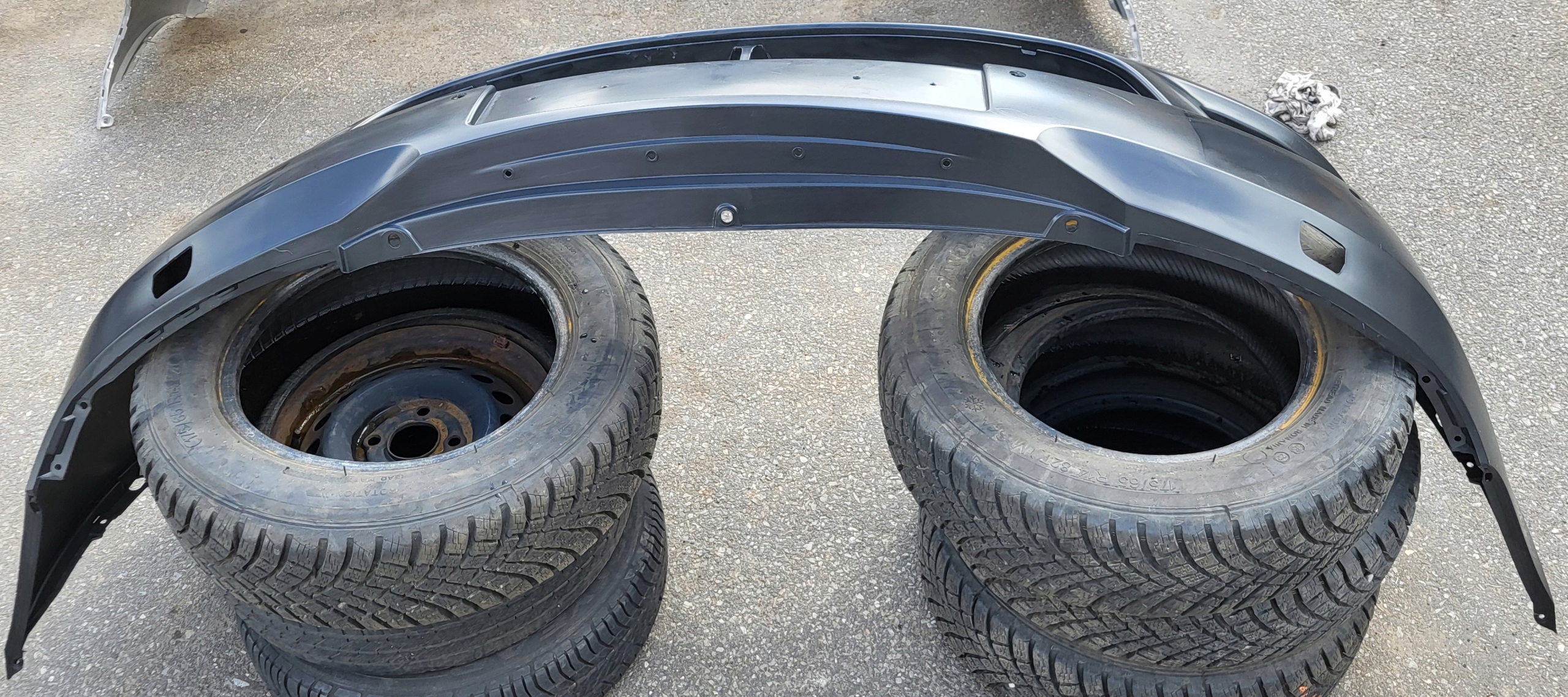 bumper front front SKODA OCTAVIA II 2 new ISAM
