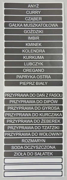 

Naklejki Grafit do przypraw Anyż przyprawnik