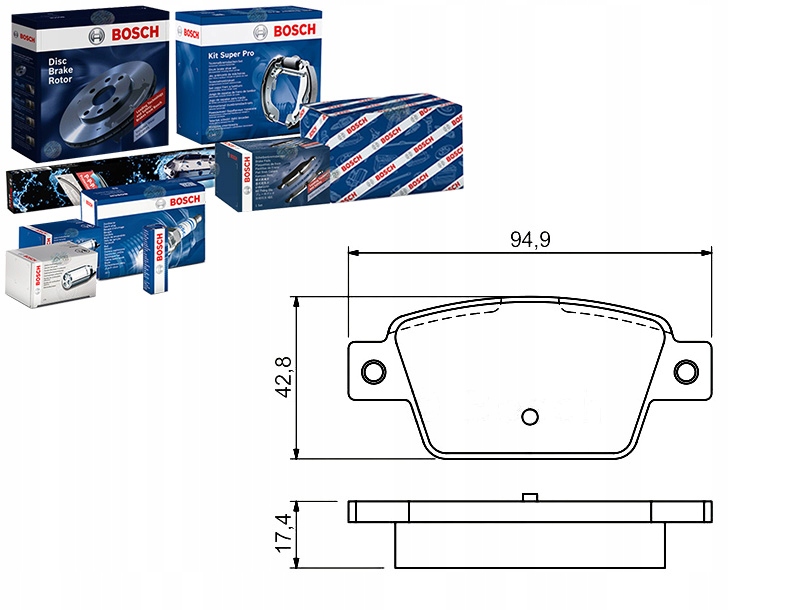 Brzdové Destičky Fiat Zadní Bravo 1,6-2,0 D Multijet