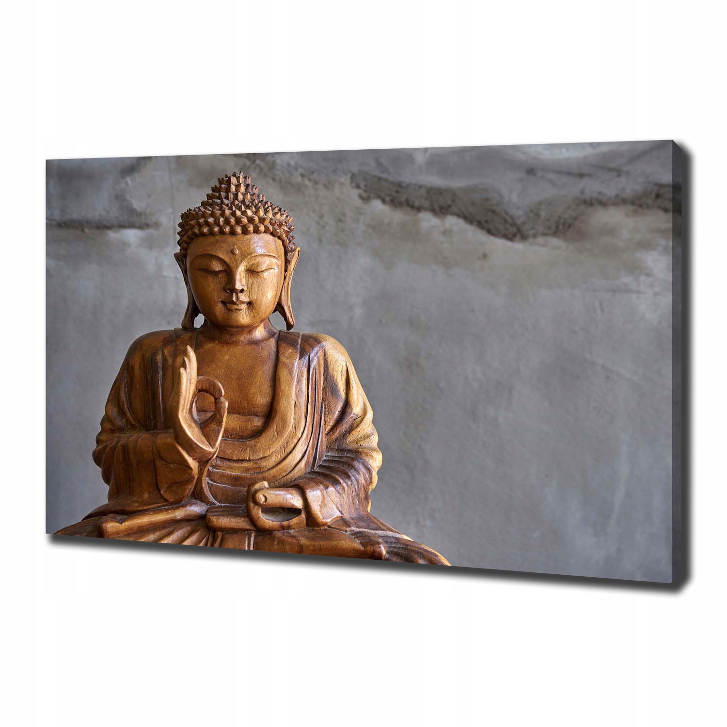 

Foto obraz na płótnie Drewniany budda 100x70 cm