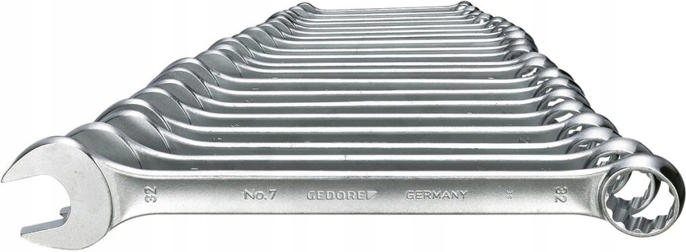 Sada plochých kľúčov DIN3113A 8-32 mm, 20-dielna, Gedore