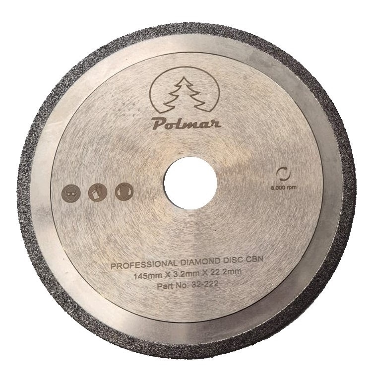 Brusný kotouč Cbn Polmar Professional Diamond Disc 145 x 3,2 x 22,2 mm