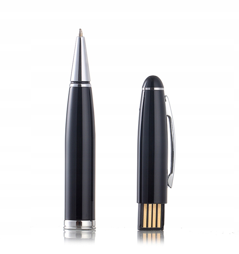 DŁUGOPIS SZPIEGOWSKI MINI DYKTAFON CYFROWY PODSŁUCH DYSKRETNY + prezenty Zasilanie akumulatorowe