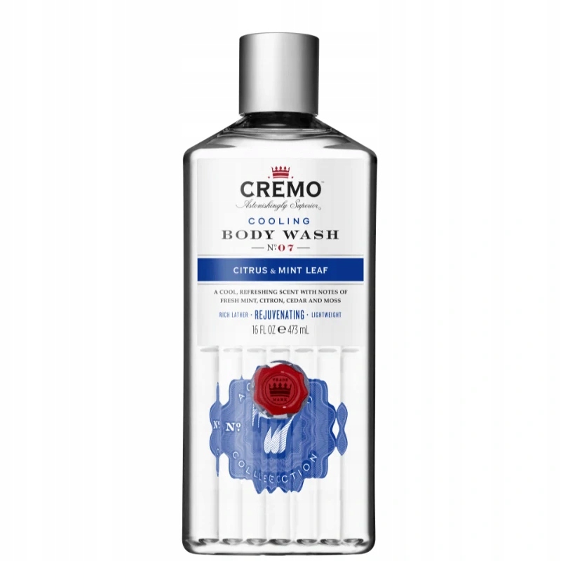 Cremo Sprchový gel pro muže s vůní Citrus & Mint Leaf 473 ml