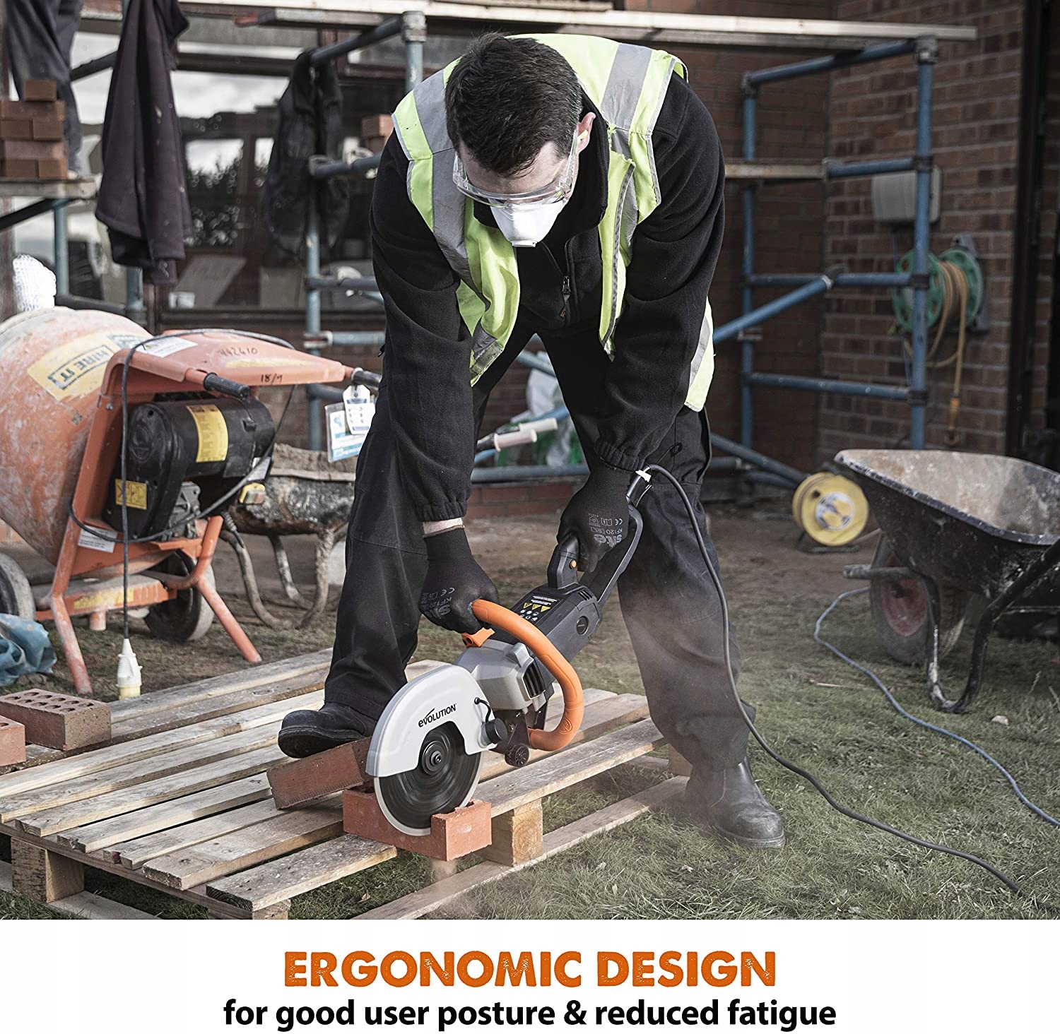 Przecinarka do betonu Evolution R230DCT 2000W + tarcza diamentowa GLOBTOOLS Marka Evolution
