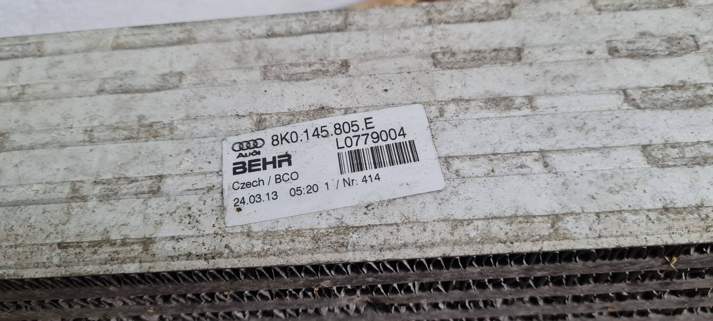 A7 4G radiator intercooler 3.0 TDI 8K0145805E A4 B8 A5 A6 C7 4G Q5 8R