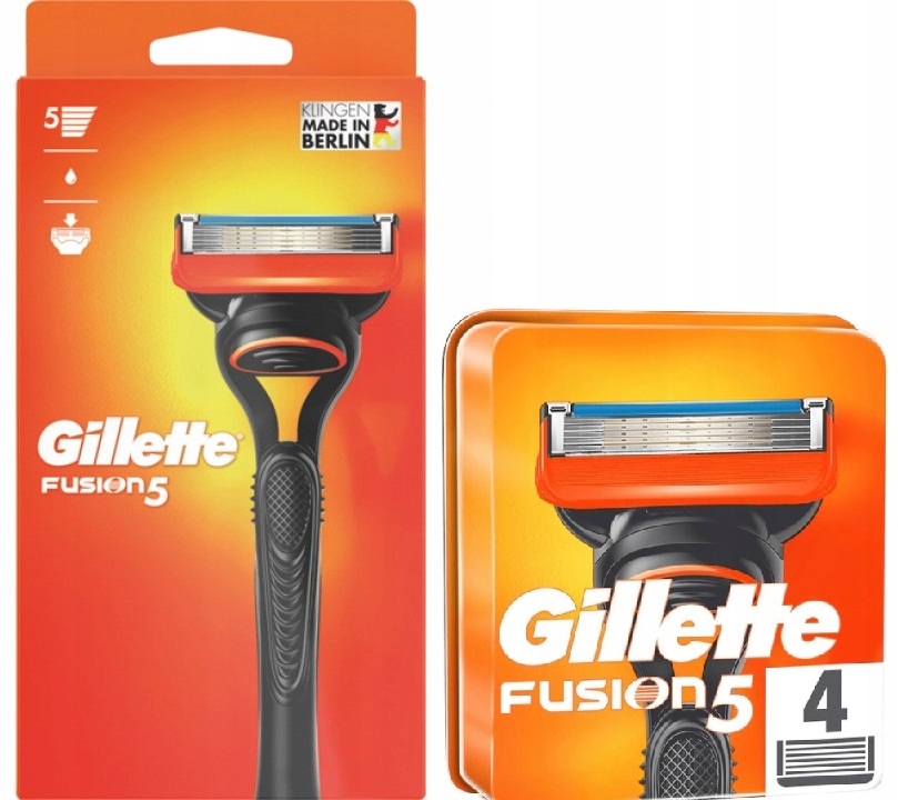 

Zestaw Do Golenia Gillette FUSION5 Maszynka Wkłady