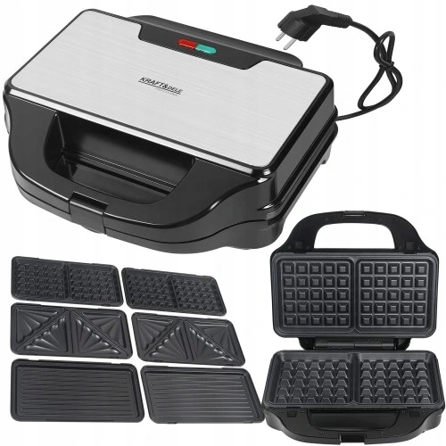 KD4133, Elektrický toustovač s výměnnými deskami 3v1, 1500W