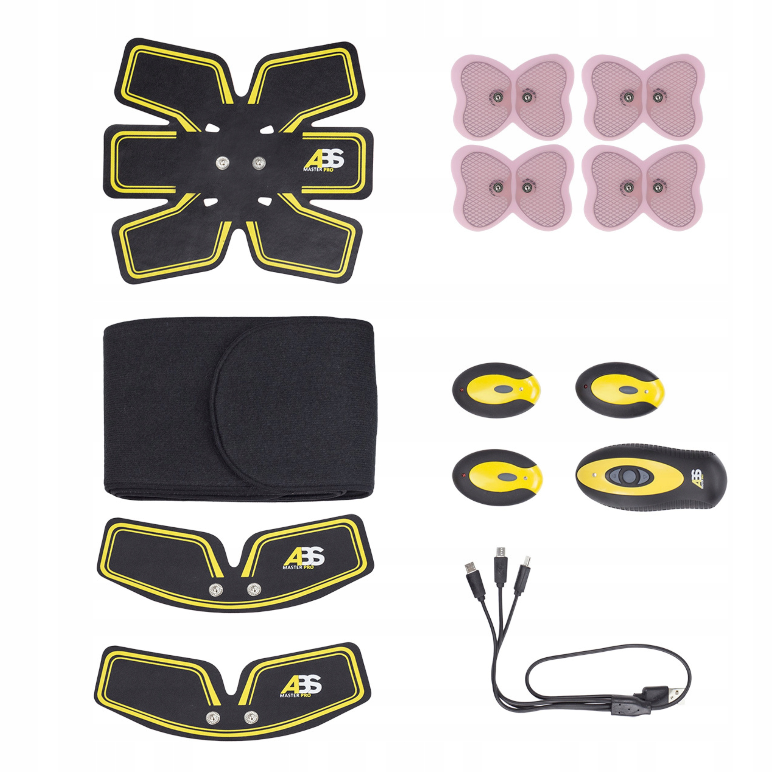 Tréninkový pás Elektrostimulátor Břišních Svalů Ems Hms Abs Master Pro