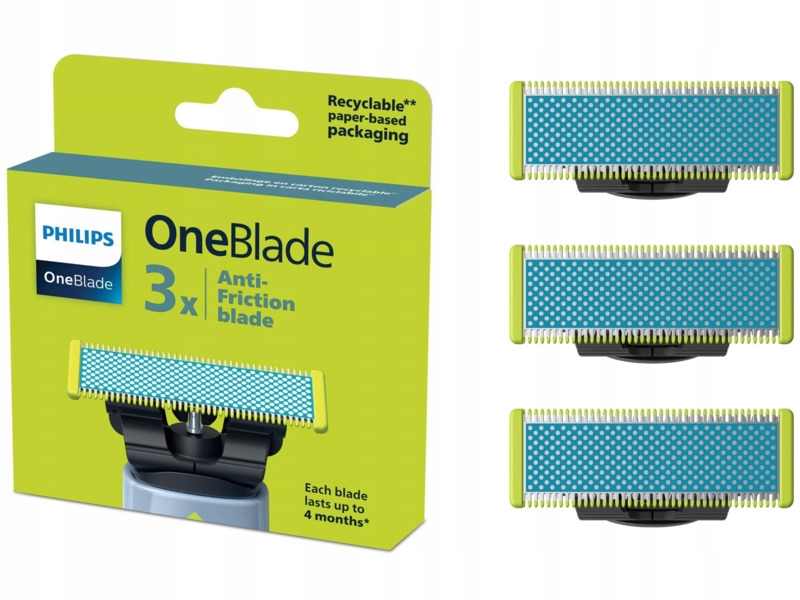 Ostrza golarki Philips OneBlade Anti-Friction QP235-50 (3 szt.)