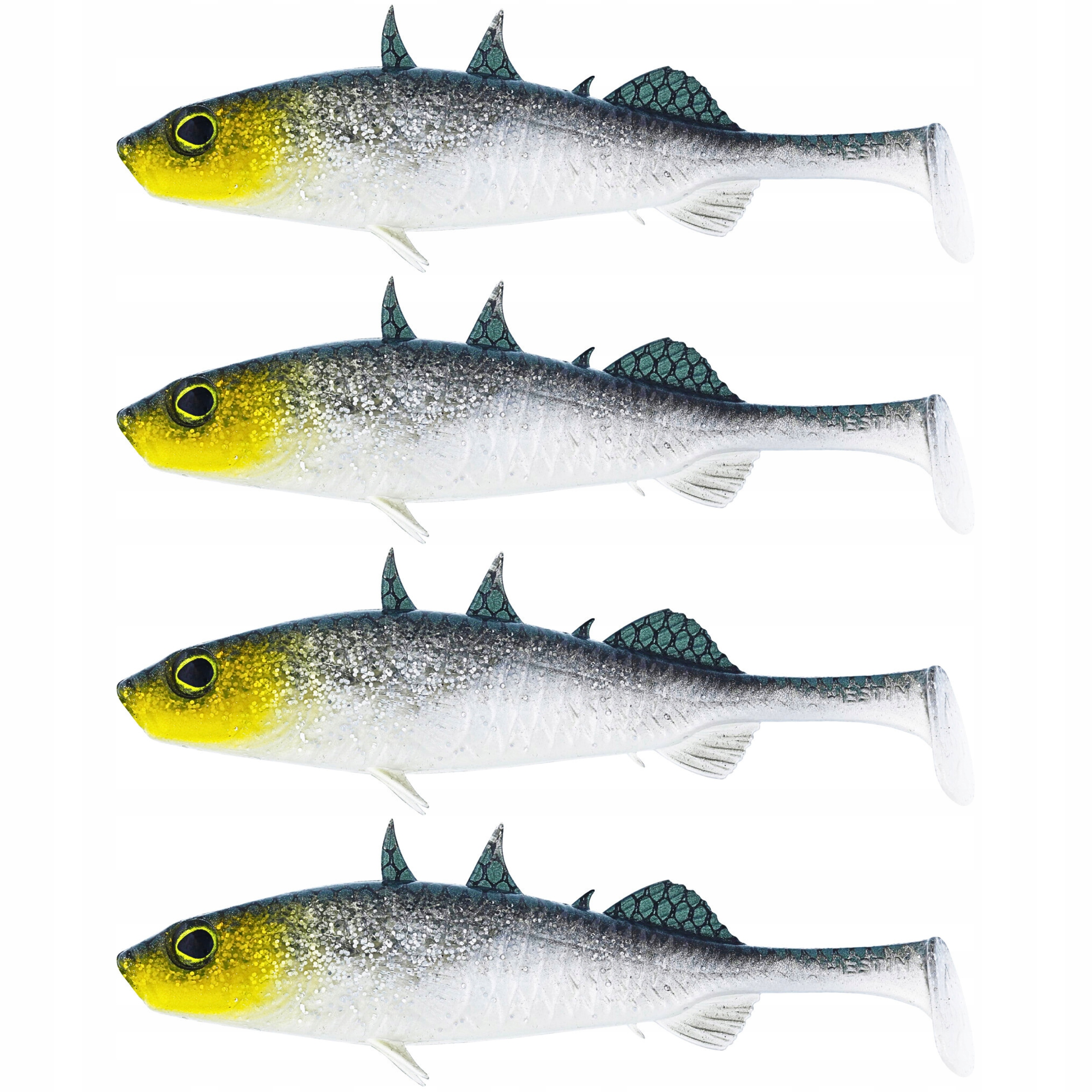 Guma Westin Stanley the Stickleback 5,5cm Headlight Przynęty Zestaw 4szt