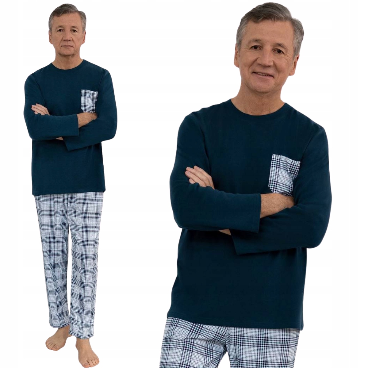 Pohodlné pánské pyžamo z bavlny Martel 416 Ignacy II 3XL