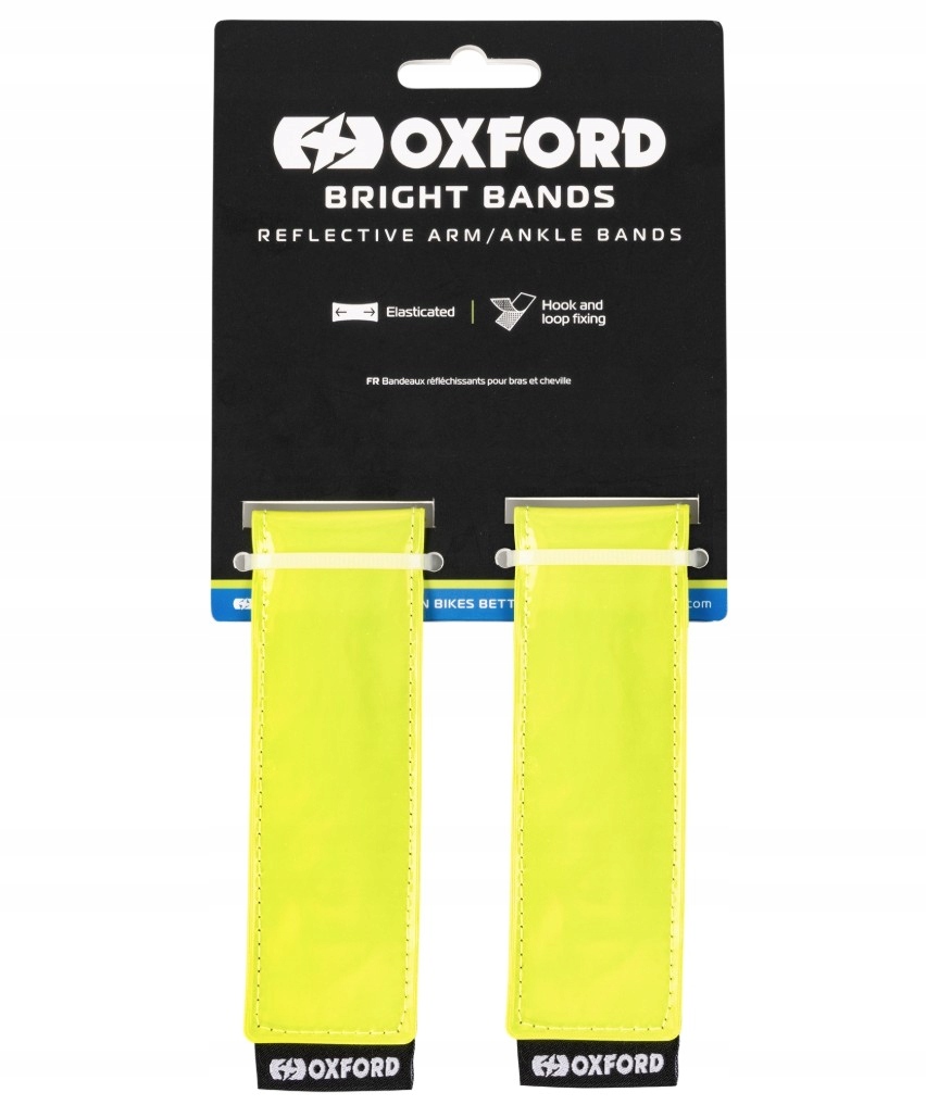 Oxford Opaski Odblaskowe Na Ramię Lub Łokieć Kolor Żółty Fluo 2 Sztuki