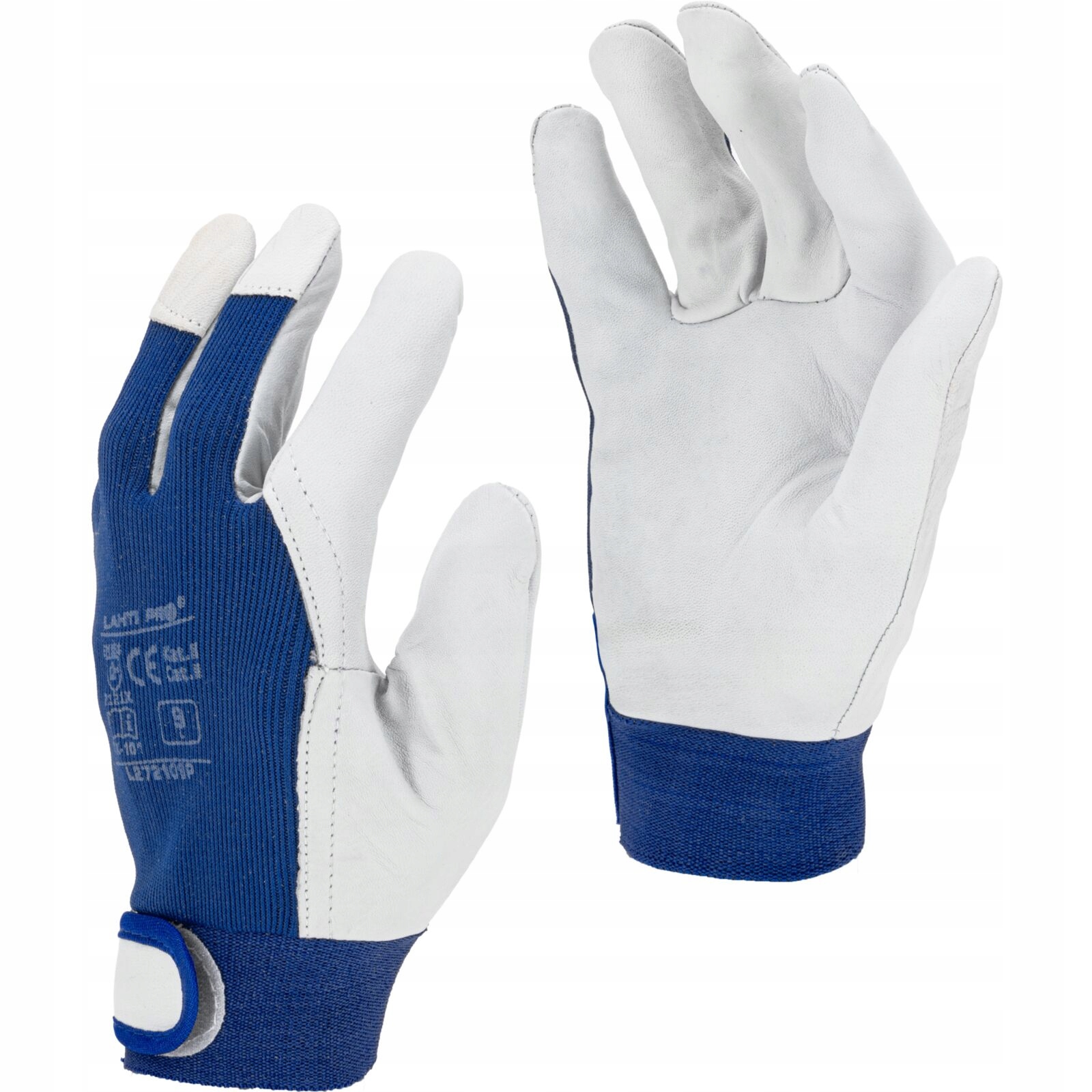 Rękawice Ze Skóry Nieb. L272108P, 12 Par, 8, Ce, Lahti