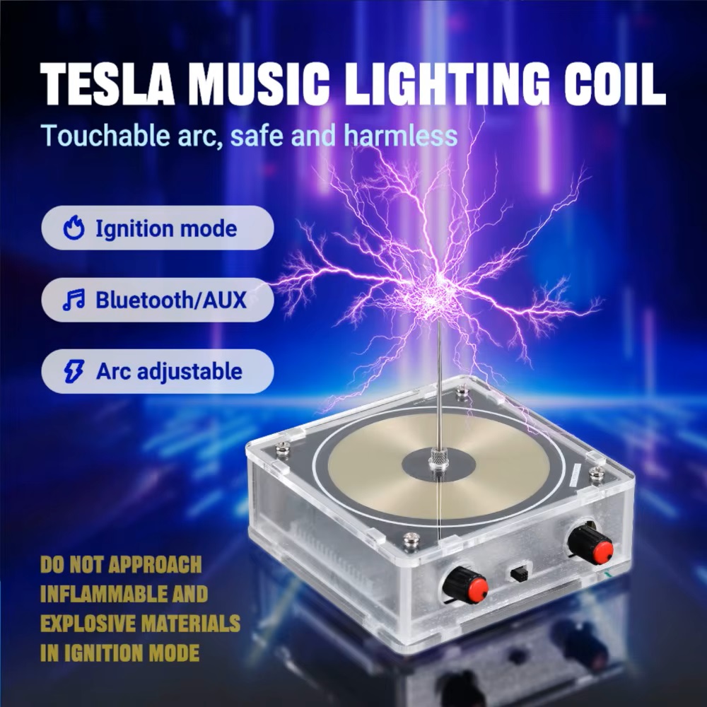 Cívka 100W Tesla generátor – hlasité, silné výboje Bt