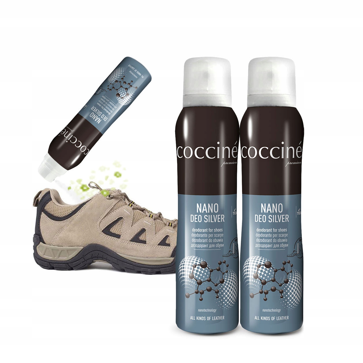 

2x Coccine Nano 150ml Dezodorant odświeżacz butów