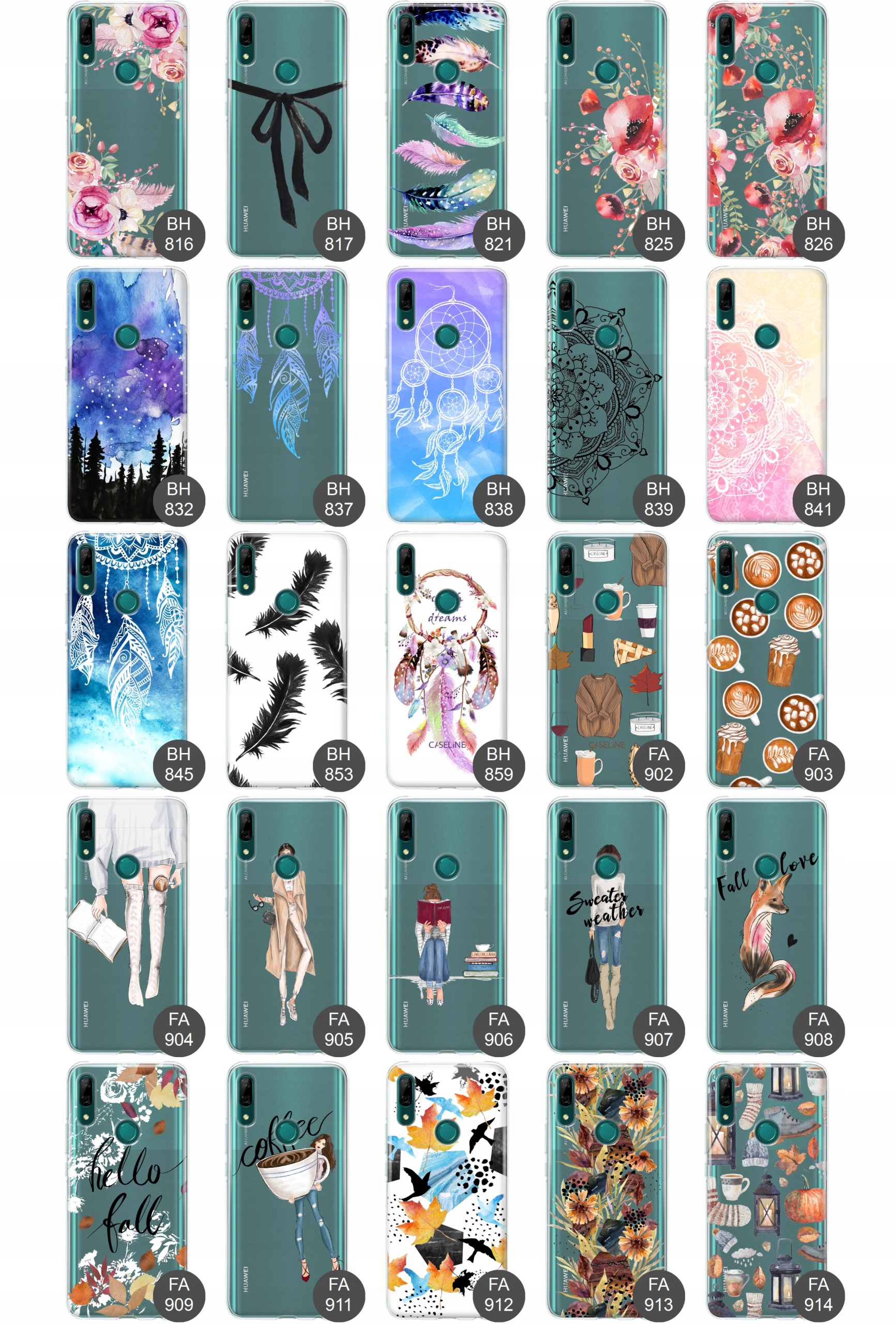 Etui do Huawei P SMART Z case guma wzory