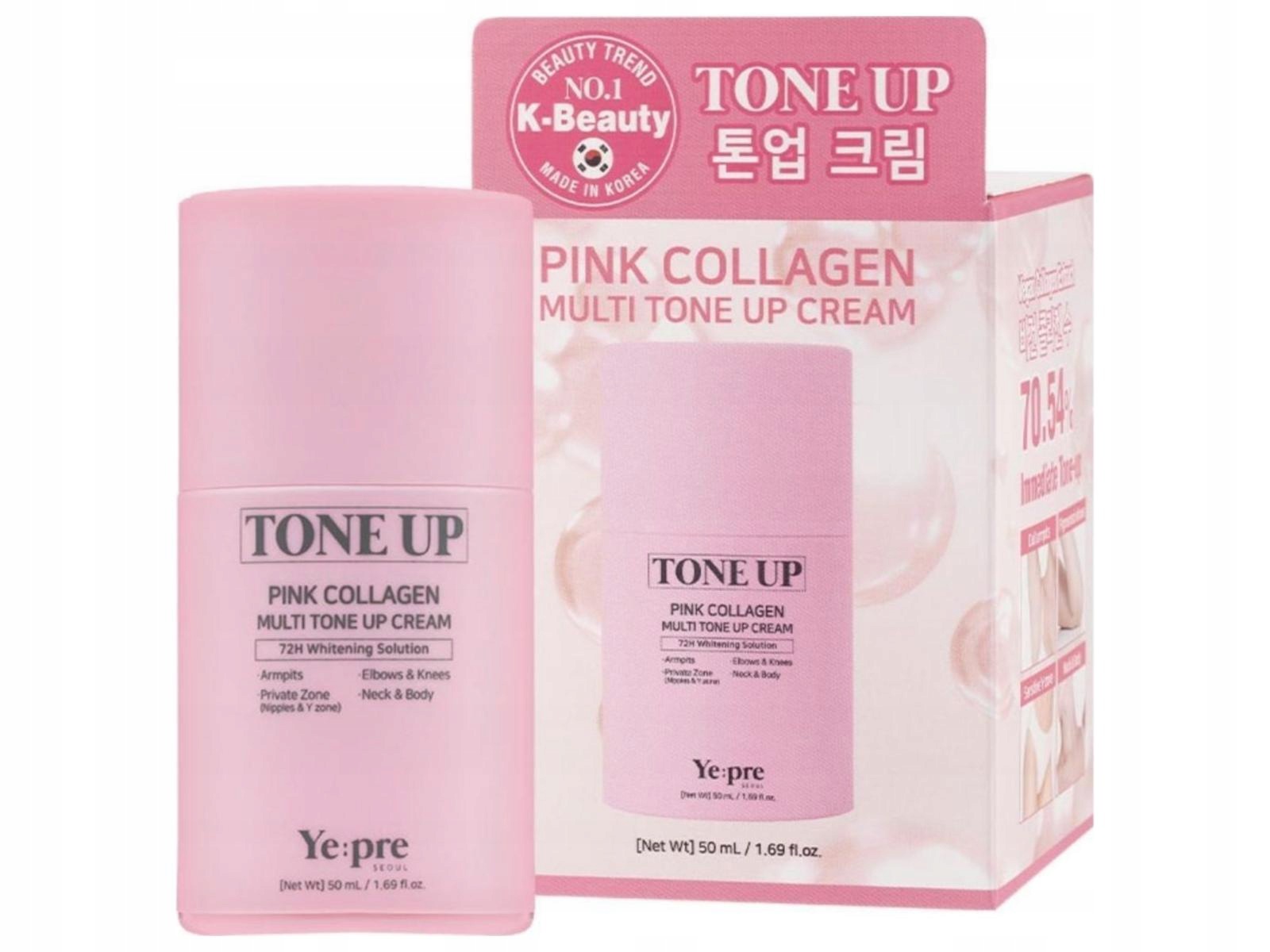 Yepre Pink Collagen Multi Wielozadaniowy krem rozjaśniający
