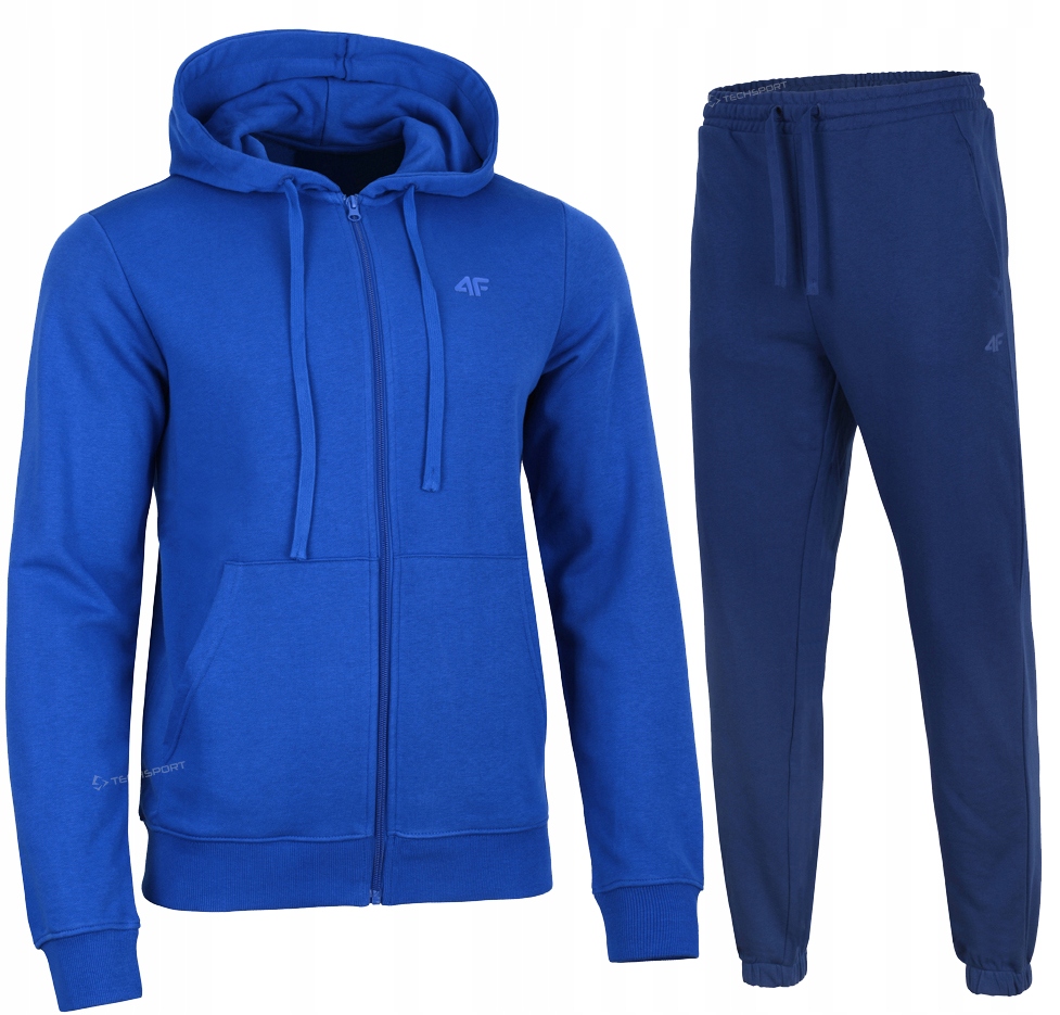 4F Męski Dres Bawełna Komplet Bluza Spodnie rozm XL