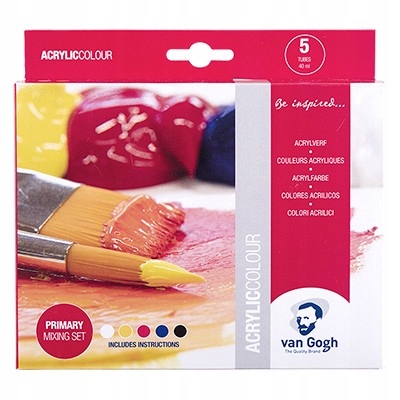 Sada akrylových barev Van Gogh, 5 x 40 ml