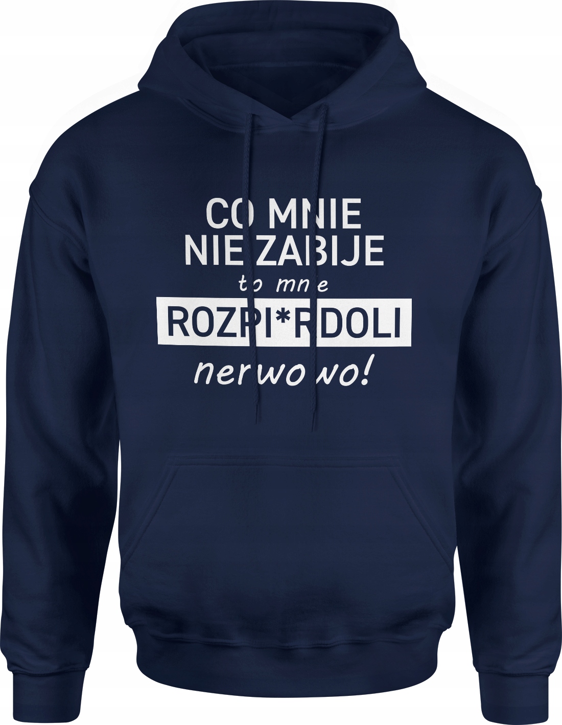 

Bluza Z Nadrukiem Męska Śmieszna Kapturem Rozm XL