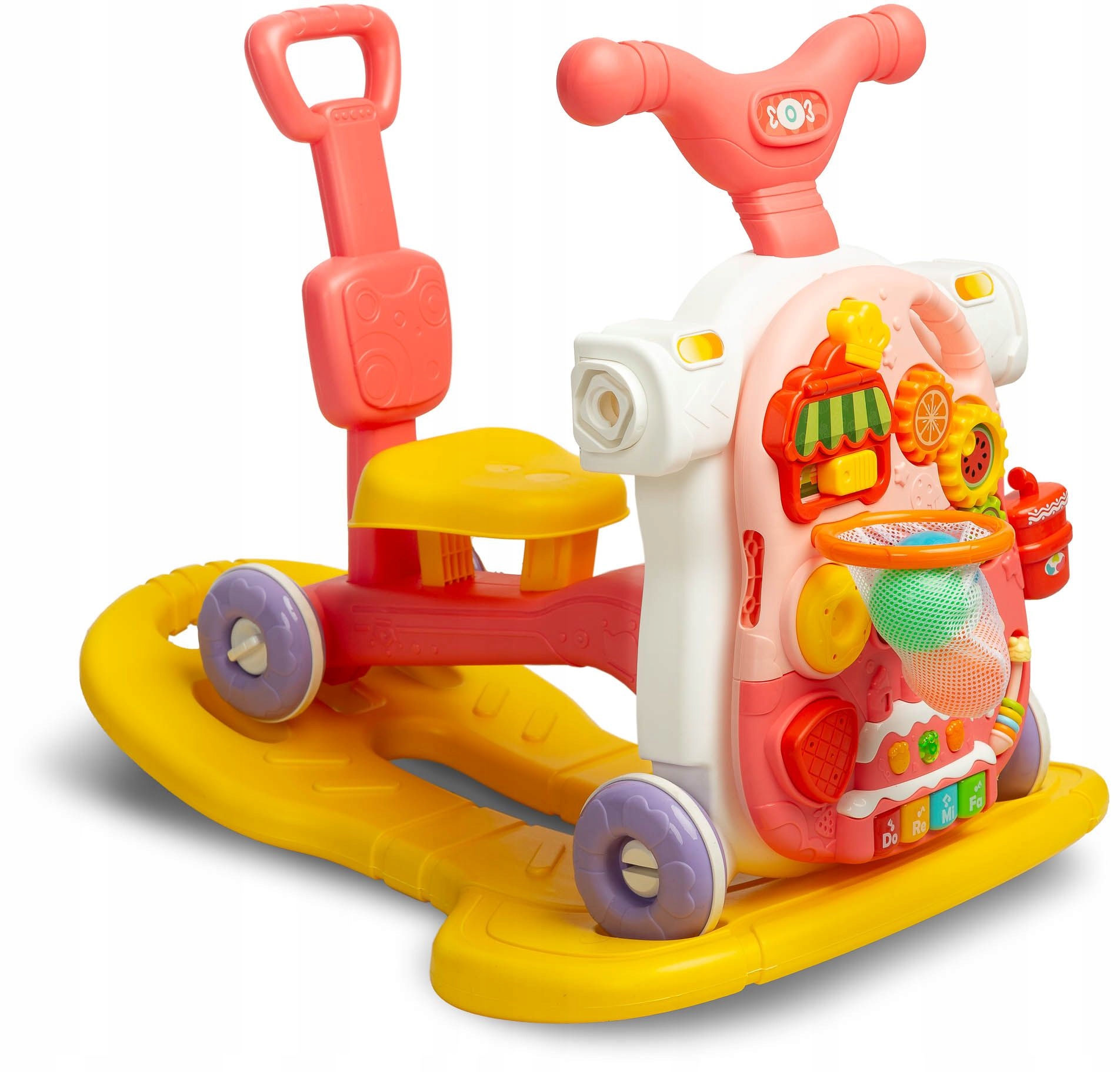 Wielofunkcyjny Chodzik Pchacz Jeżdzik Stolik 5W1