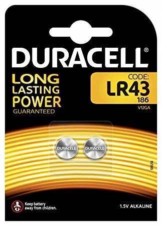 

bateria duracell LR43 x 2
