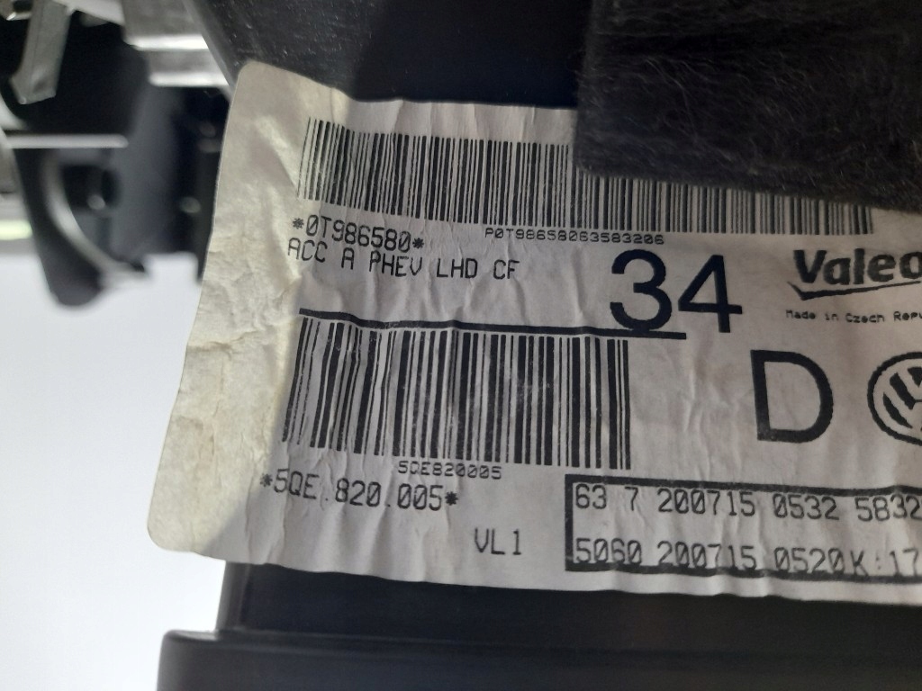 Audi A3 8V E-TRON vw VII радиатор отопителя европа 5QE820005 супер состояние