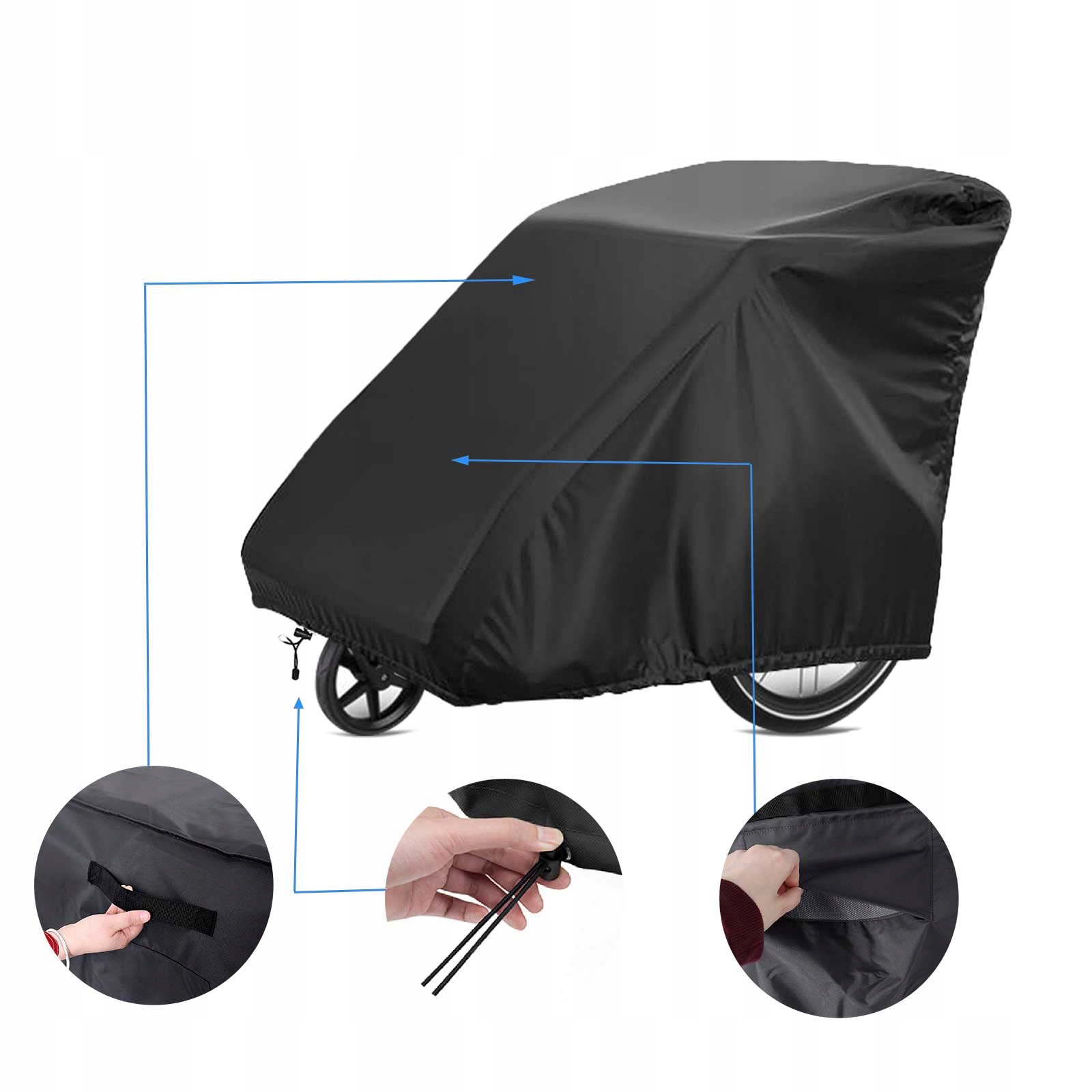 Przyczepka rowerowa FIENHS Pokrowiec Model Pokrowiec