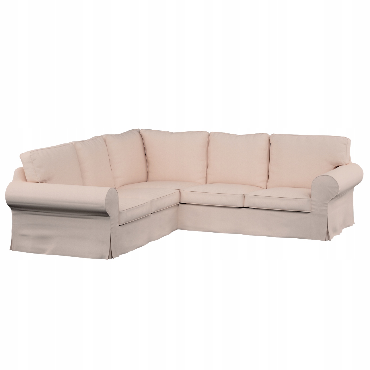 Poťah na rohovú pohovku Ektorp Ikea, fialový