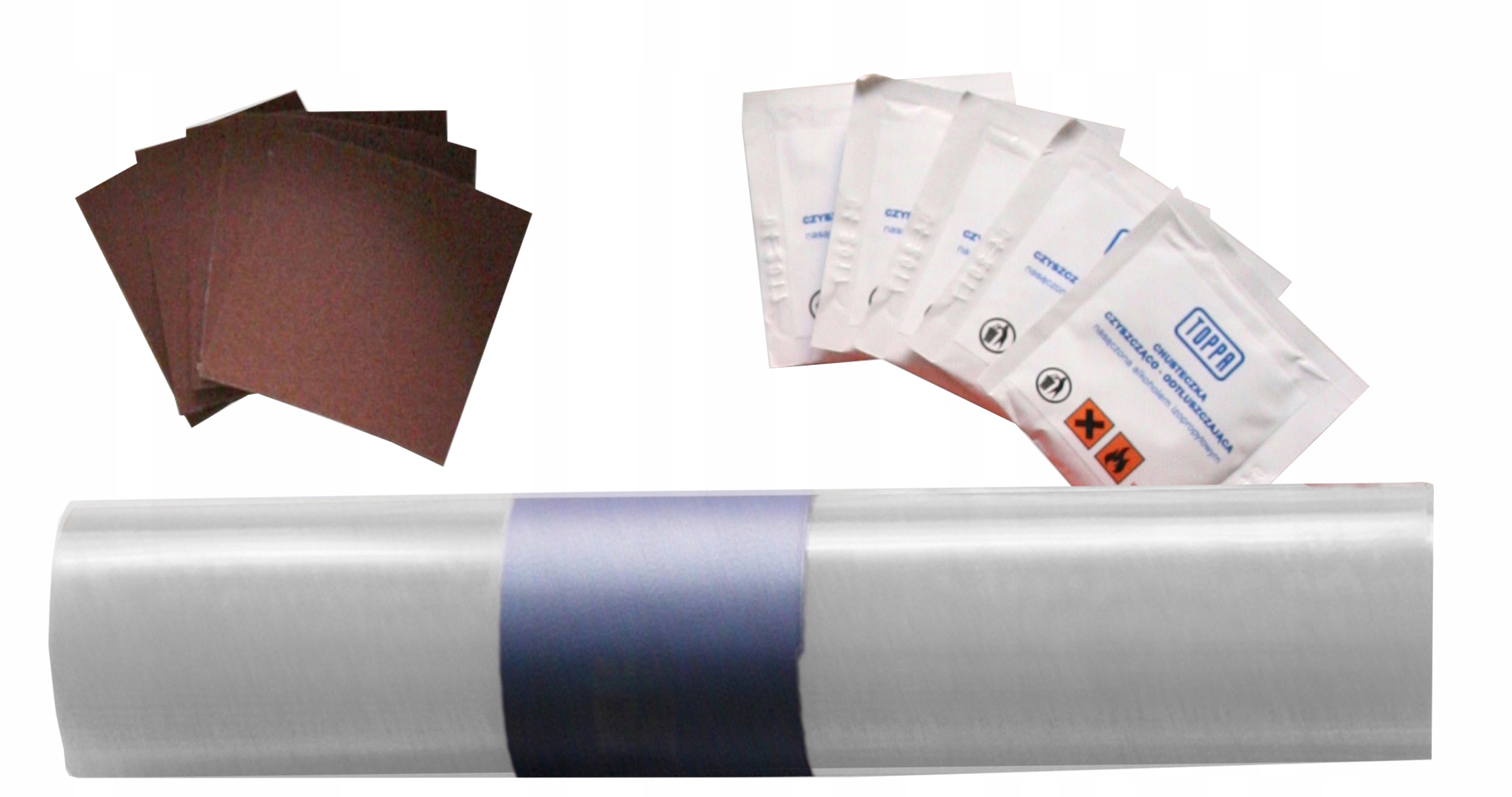 Sada na opravu studených placht 220x32 Stříbrná