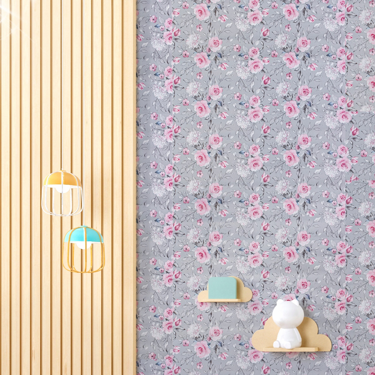 TAPETA SAMOPRZYLEPNA ŚCIENNA OKLEINA IMITACJA NOWOCZESNA KWIATY EFEKT 3D Rodzaj samoprzylepna