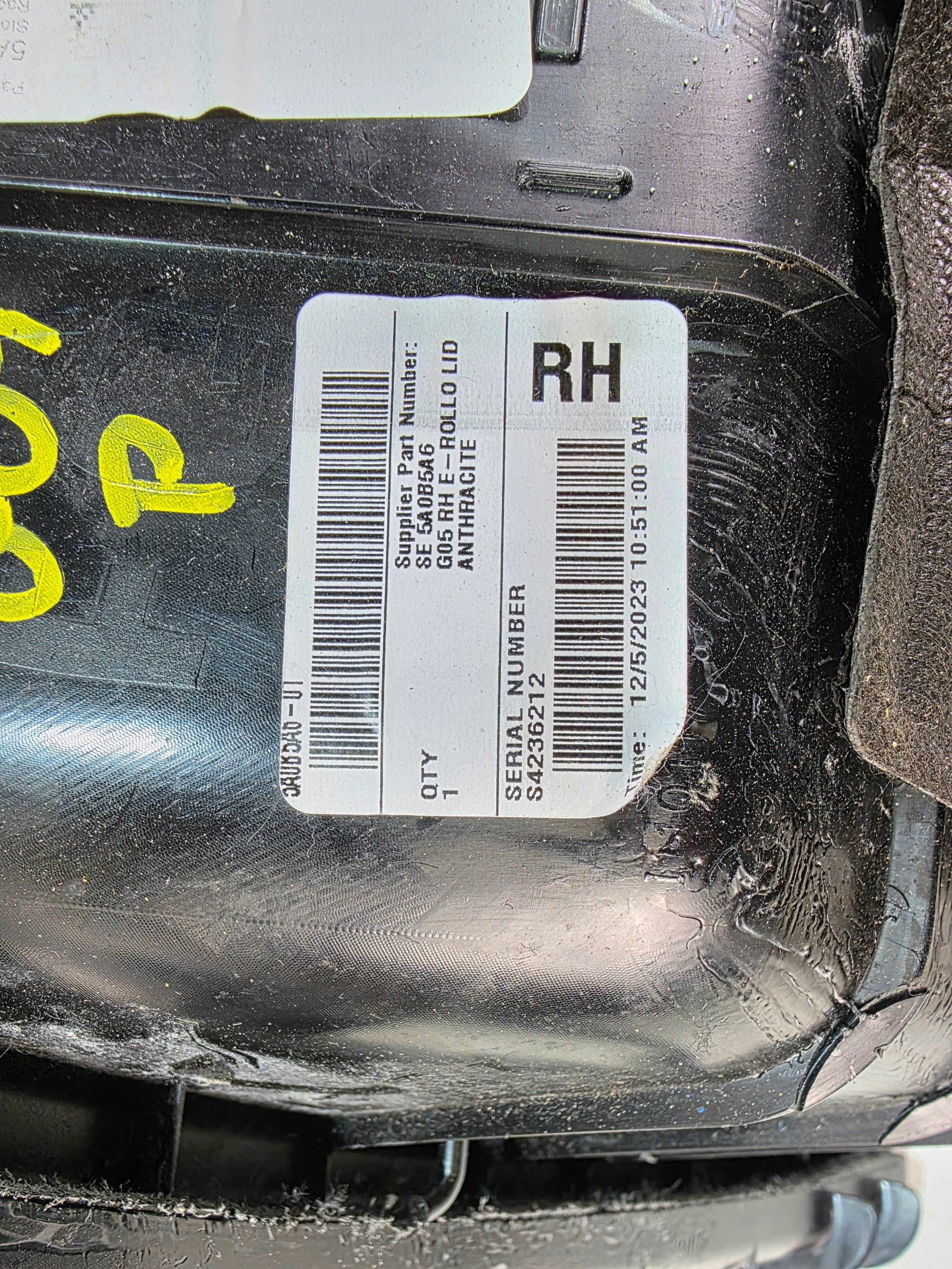 boot upholstery right BMW X5 G05 LCI 5A40E28 5A0B5A6