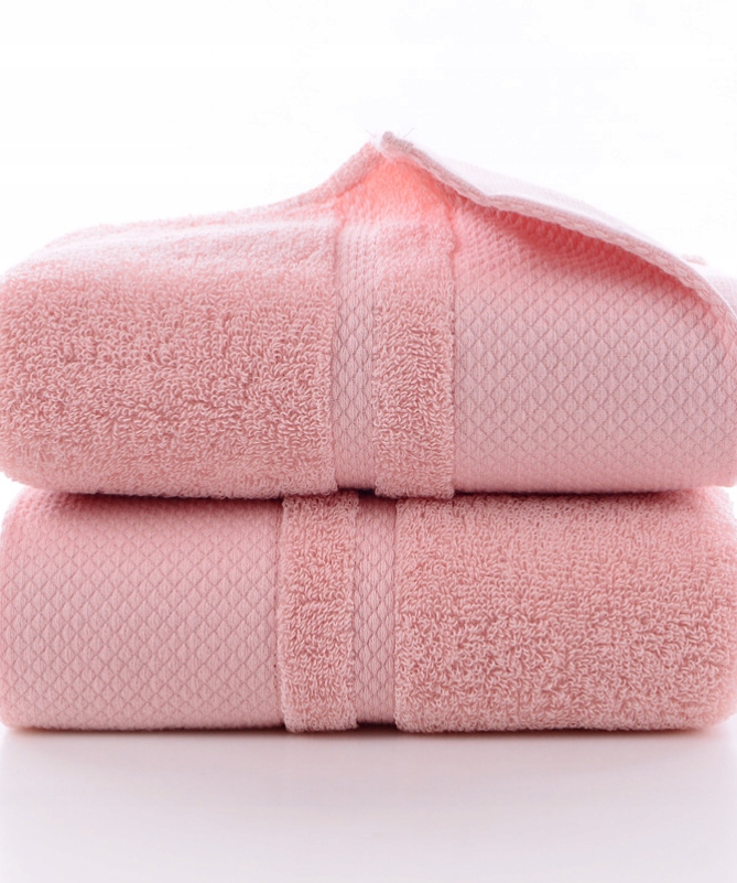 

Ręcznik Kąpielowy 100% bawełna różowy gruby duży