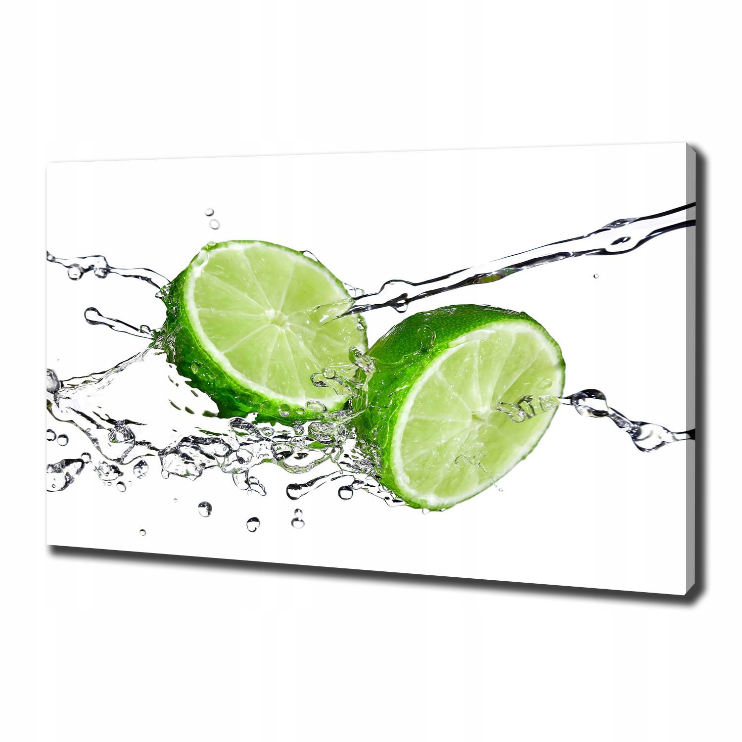 

Foto obraz na płótnie Limonki i woda 100x70 cm