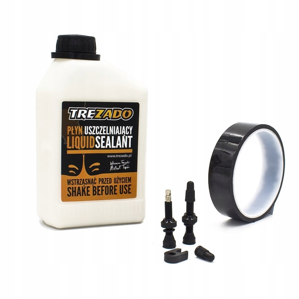 Zestaw do konwersji system bezdętkowy tubeless Trezado 27 mm wentyl presta