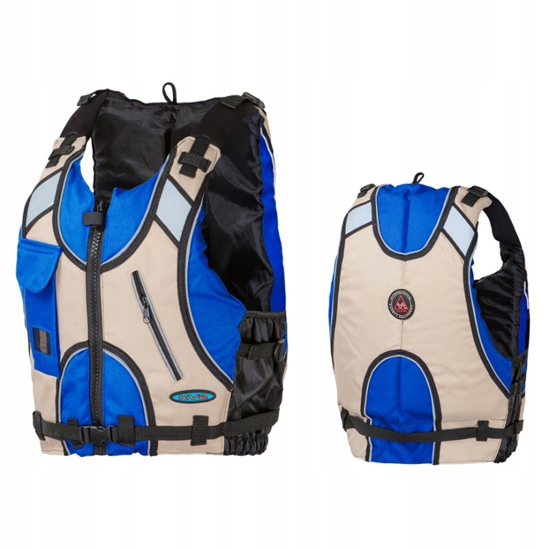 Zajišťovací vesta kapok Mq modro-šedá 50-60 kg vel. M